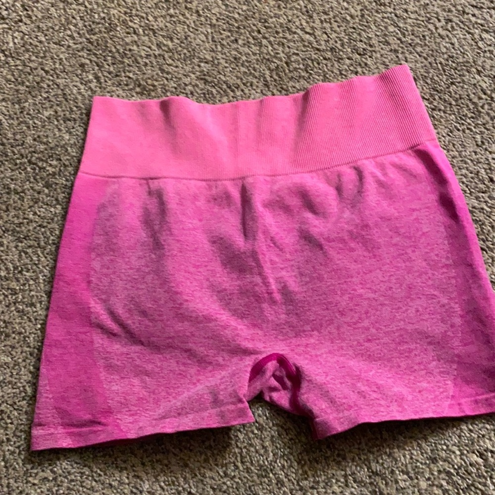 VS pink shorts
